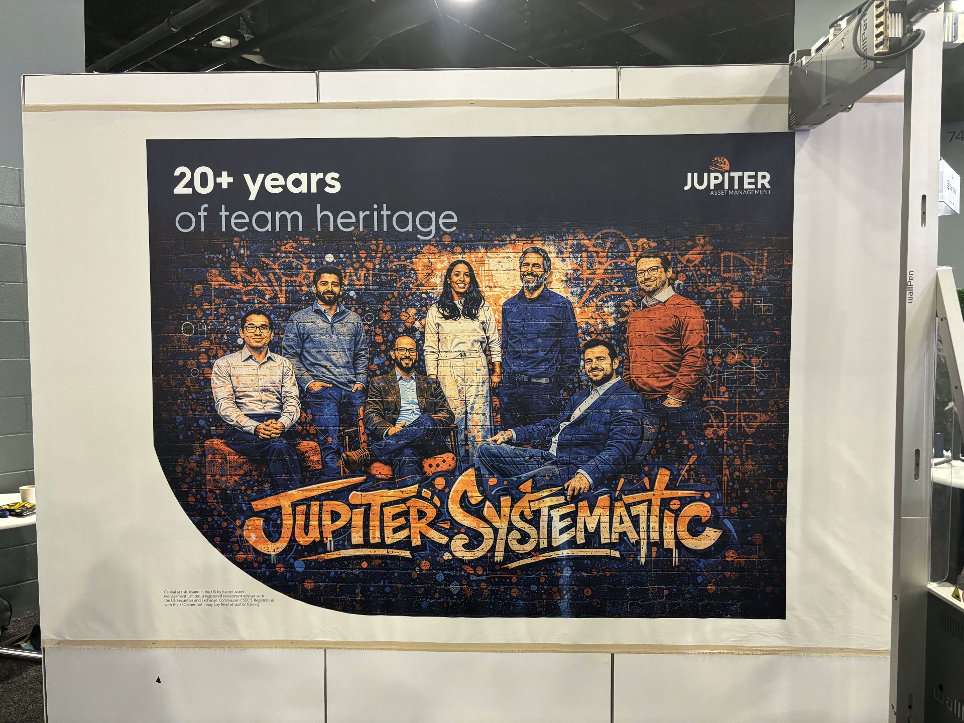 Jupiter Systematic Team Mural — Corporate Portrait printed by DreamWall Murals