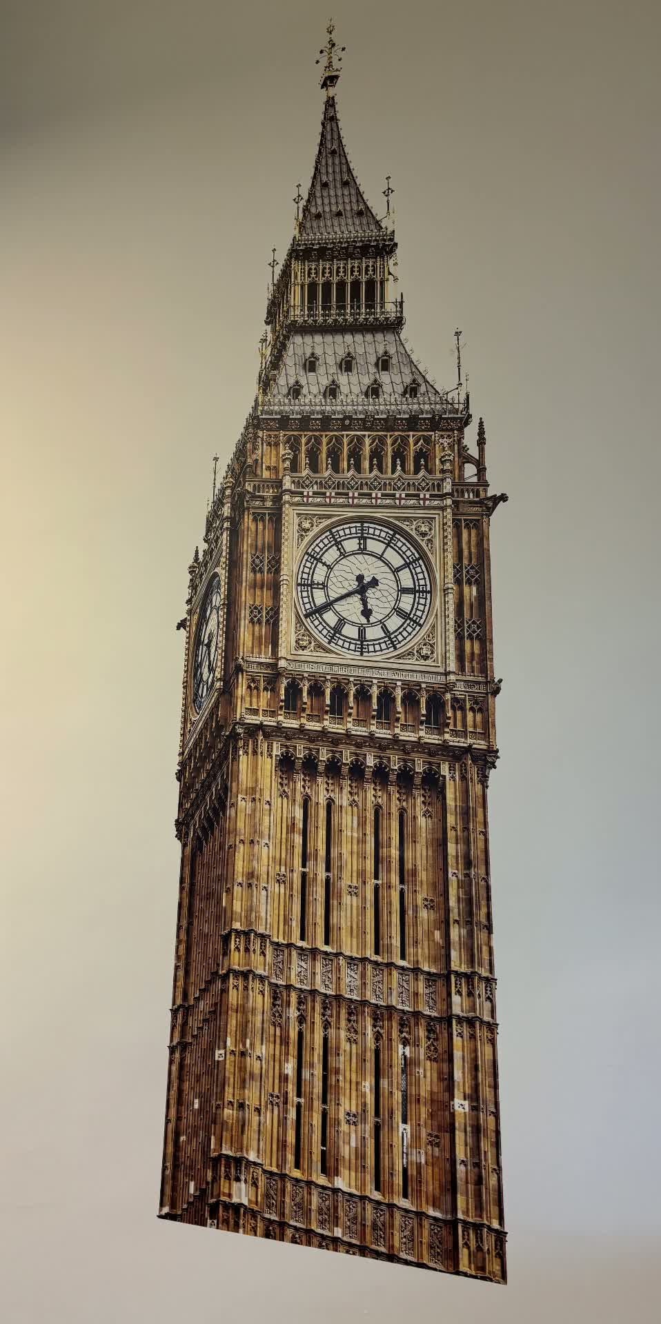 Big Ben Statement Wall — Architectural Print printed by DreamWall Murals